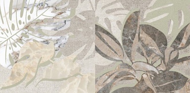 Vitra K949798LPR01VTE0 Marble-Beton Декор Цветочный 30x60