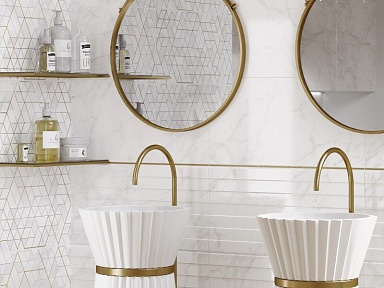 Керамогранит Cersanit OE4R052D Oriental белый 42x42