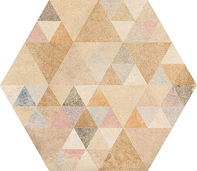 Декор VIVES Laverton Hexagono Benenden Multicolor Mix 23x26.6