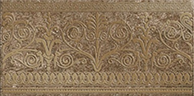 Бордюр Cerdomus Dynasty Fascia Lux Rust 20*40