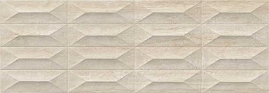 Плитка Marazzi Italy M4PG Marbleplay Travertino Struttura Gem 3D Rett. 30х90