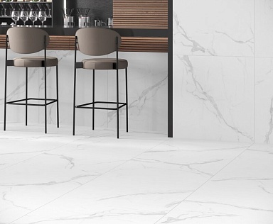 Керамогранит Laparet Statuario White PRO белый матовый R10GR 60х60