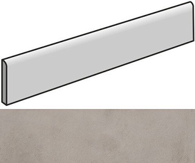 Плинтус Italon 610130004208 Millenium Iron Battiscopa 7.2x80