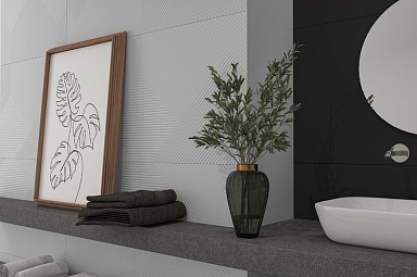 Керамогранит Fakhar White Monocolor Strucrure 59.6x119.6