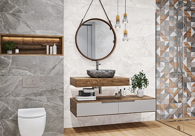 Плитка Delacora WT93KIT55 Kioto Triangle 300x900x10,5