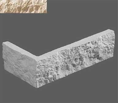 Искусственный камень Leonardo Stone Угловой элемент Неаполь 404 9,4/20x5,2x1,2