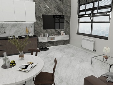 Керамогранит Duna Scion Grey Reflex Punch 60x120