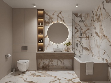 Керамогранит Cersanit 17431 Silvia полированный белый ректификат 60x120