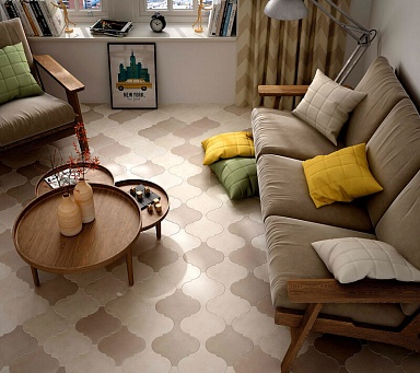 Керамогранит Equipe 21334 Curvytile Factory Black 26.5*26.5