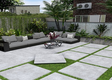 Керамогранит Persepolis Tile 72051 Jura Light Grey Matt 20mm 60x120