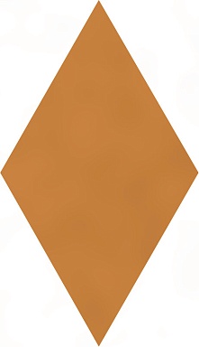 Kerama Marazzi KMD2SRB006BN Декор Риад оранжевый глянцевый 13,5x7,8x0,9