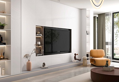 Керамогранит Exterior Ceramica Solid Bianco Glossy 15 mm 80x300