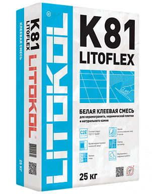 Клей LITOKOL Клей на цементной основе K81 LITOFLEX 25 кг