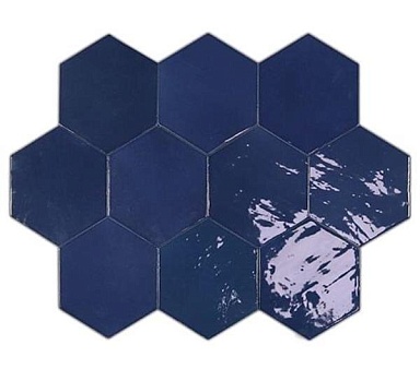 Плитка Wow 122085 ZELLIGE HEXA COBALT 10,8x12,4