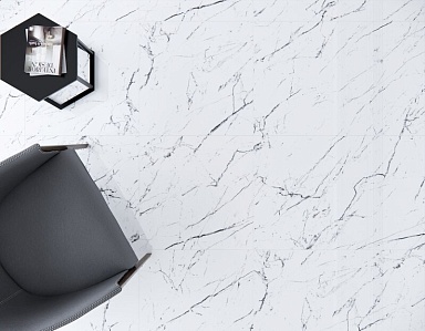 Керамогранит Eurotile Carrara White Pol 60x60