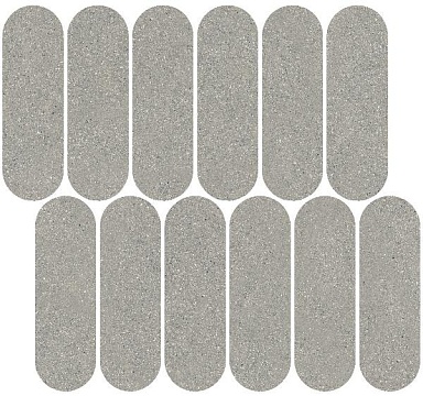Декор Kerama Marazzi ID144 Джиминьяно наборный серый матовый 30x32