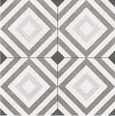 Плитка NiceKer Chic William Silver 45х45