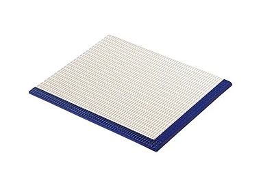 Serapool 28217-Left Petit Carre Противоскользящая ступень с сетчатой поверхностью Cobalt-Unglazed 24,5x29,5