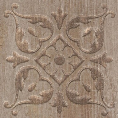 Декоративная вставка Kerama Marazzi STG/B482/SG1550 Браш Вуд коричневый 9.9х9.9