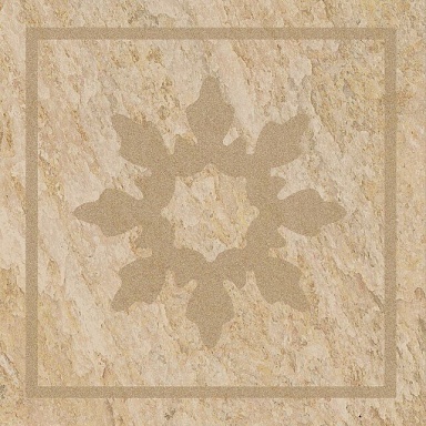 Декоративная вставка Coliseumgres 610090001122 Alpi Beige Tozzetto Celtico 10х10