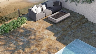 Клинкерная плитка Pamesa Burma Plomo 31.2x31.2