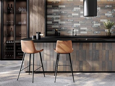 Kerama Marazzi SG632800R/GCA Ступень угловая клееная Терраццо серый темный 33x33