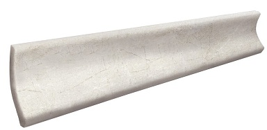 Kerastep Плинтус радиальный Marble 401 Siena R9 r30 42х330