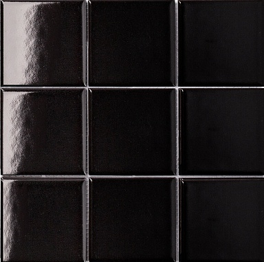 Мозаика StarMosaic MH84000 Black Glossy 97x97 300х300х6