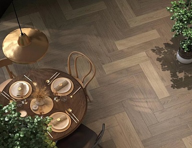 Керамогранит Kerama Marazzi SG320700R Дистинто коричневый обрезной 15х60
