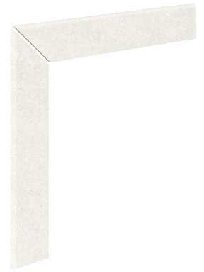 Плинтус Exagres Zanquin Ingletado Recto Bedford White C-3 R11 596х596х11