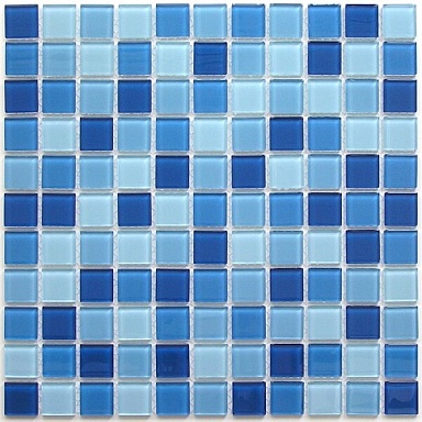 Мозаика Bonaparte Navy blu (стекло) 25*25 300*300