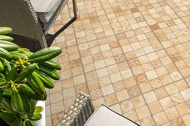 Керамогранит Global Tile GT149VGNG Roxy Бежевый Камни 29.3x29.3