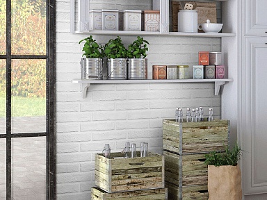 Керамогранит Rondine Group J85888 TRIBECA WHITE BRICK 6*25