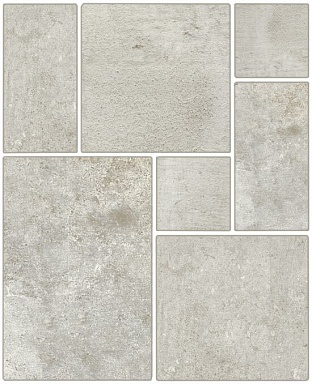 Керамогранит Isla Tiles 1006101 Opus Silver Modulare 39 (комплект 2шт 20x20, 1шт 20x40, 2шт 40x40, 1шт 40x60,8)
