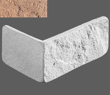 Искусственный камень Leonardo Stone Угловой элемент Монако 915 13,6/27,5x11,5x2