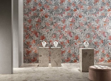 Плитка FAP Ceramiche fRF0 Murals Flower Corten (2 pz) 80x160
