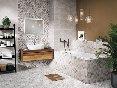 Керамогранит Cersanit SO4R092 Sonata серый 42x42