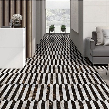 Chevron Marmorea Goetan Ceramica