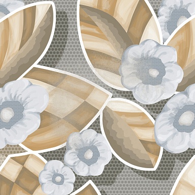 Декор VIVES Flore Gris 20x20 (микс)