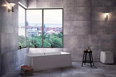 Керамогранит Goldis Tile AOXF NA1G Cemento Dark Gray Rectified 59.4x59.4