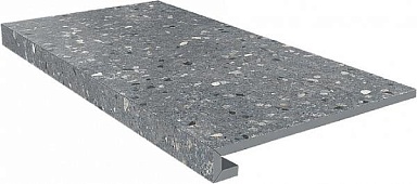 Kerama Marazzi SG632820R/GCF Ступень клееная Терраццо серый темный 33х60