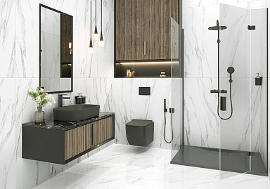 Керамогранит LCM 60120STA15P Statuario Silver 60x120