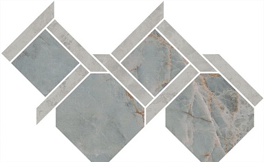 Kerama Marazzi ID166 Декор Риальто 2 наборный лаппатированный 48x29,5x0,9
