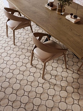 Мозаика L'Antic Colonial 100347807 Tempo Circle Beige 29.9х29.9