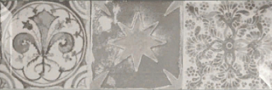 Декор Monopole Antique gris brillo bisel 10x30