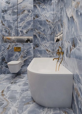 Керамогранит Protiles PT12P7080 Ocean Blue Полированная 1200х600х9