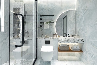 Керамогранит Global Tile GT1206016906MDR Escada Светло-серый 60x120