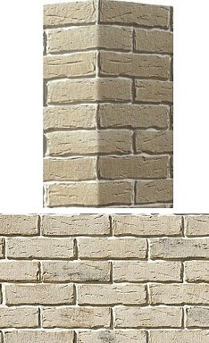 Искусственный камень White Hills 379-15 Сити брик Design угол 10x22x7