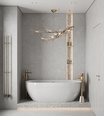 Керамогранит Creanza SL1003-A Oviedo Silver Solido 60x120