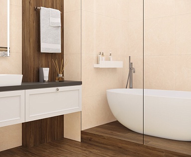 Керамогранит Ceradim Mramor Delight Бежевый Полированный 60х120